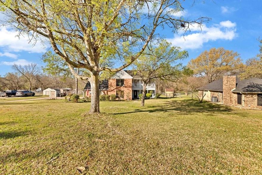 A rare opportunity to own a one-of-a-kind home on a full acre backing to a peaceful creek. 
This two-story property offers the space, character, and layout that’s getting harder to find in Crandall. With charming country-style curb appeal featuring a blend of brick and siding, it stands apart from typical homes in the area.
Inside, you’re welcomed by a warm and inviting living space centered around a gorgeous fireplace, creating a cozy feel from the moment you walk in. The layout includes 4 bedrooms and 2.5 baths, highlighted by an oversized primary suite downstairs.
Upstairs, a secondary primary-style bedroom with its own fireplace offers a private retreat ideal for flexible living arrangements. The additional bedrooms are all generously sized, providing more space than you’ll typically find.
The kitchen features abundant cabinet storage, a gas stove, and flows into a dedicated dining area with a bay window and built-in cabinetry.
Enjoy multiple outdoor living spaces including a front porch, back porch, and balcony. The property extends to a scenic creek at the rear, adding natural beauty.
Major updates include a recently installed high-grade, impact-resistant roof 
If you’ve been waiting for something with land, character, and a layout that stands out—this is it.