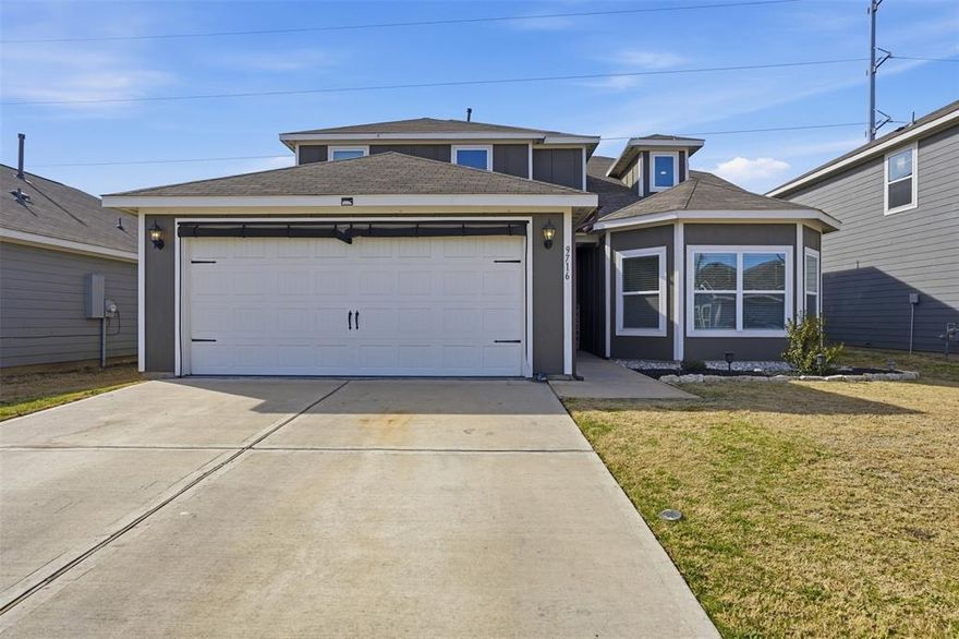 $5,000 toward buyers' closing costs! Welcome home! This 2022 build two-story home features 4 bedrooms, 2.5 bathrooms, and an open-concept layout with abundant natural light. The kitchen includes granite countertops, energy-efficient Whirlpool appliances, oversized wood cabinetry, and a large center island. The primary suite is located on the main floor and features dual vanities, an extended walk-in shower, a soaking tub, and a spacious walk-in closet. Upgrades include luxury vinyl plank flooring, large bedrooms and closets, Wi-Fi-enabled garage door opener, and programmable thermostat. The garage has been fully painted and finished. All vents in the home have been professionally cleaned, and ceiling fans have been installed in all bedrooms. A vent heater has been added in the upstairs bathroom! Fresh new AC air filters also installed. Builder warranties transfer to the new owner. The kitchen refrigerator is conveyed with the sale. Close to 35 freeway for commuting purposes and walking distance to Everman Joe C Bean High School! Johnson Park and McPherson Park are also nearby. Check out Village Creek Motorcross Park on the weekends or Kennedale Speedway Park for some fun! Hurry, this one won't last long!!