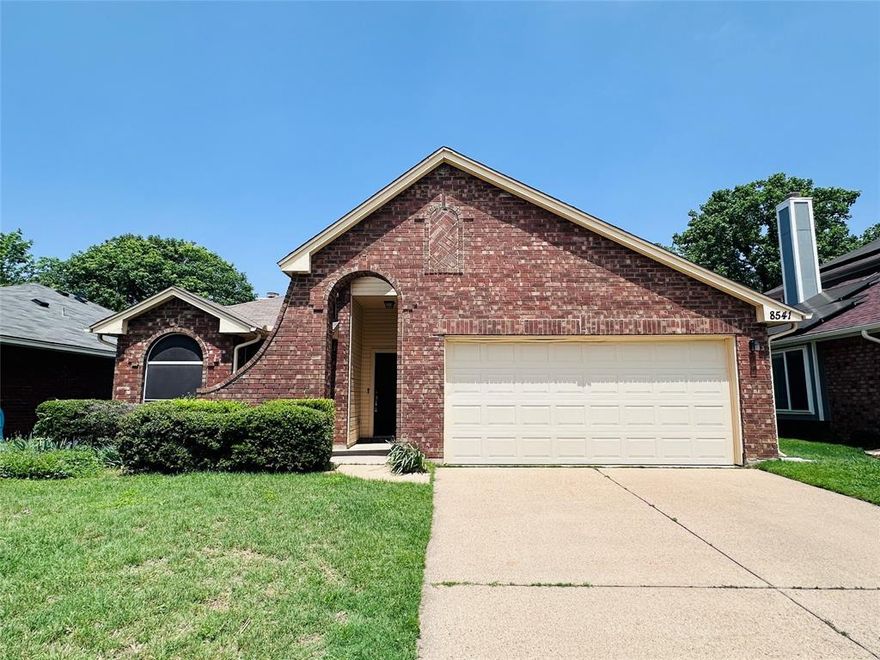 Start your mornings with coffee in the bright breakfast nook of this welcoming 3-bedroom, 2-bath home in Fort Worth. The open living area flows seamlessly for entertaining, while the spacious master suite offers a peaceful retreat. Updated fixtures and fresh paint throughout create appeal. The 2-car garage provides convenient storage, and you'll love being minutes from shopping, dining, and major highways for effortless commuting.  The backyard is ready for summer entertaining with large stone patio and adorable gazebo.