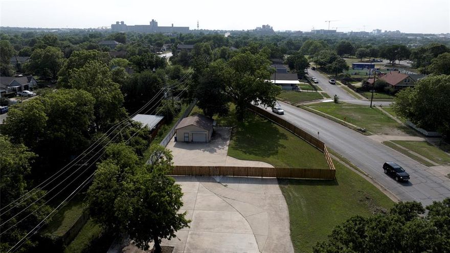 Buy the Block at 1264 E. Maddox Ave, Fort Worth, TX 76104 — a rare opportunity just steps from Hillside Park. This private, fully fenced property offers endless potential whether you’re looking to create your dream retreat in the city, develop an investment opportunity, or subdivide for multiple homes.The property includes a spacious 20x24 insulated metal shop with electricity and two garage doors, perfect for a workshop, storage, hobbies, or additional workspace. The shop also features a convenient half bathroom with a separate exterior entrance for added functionality and flexibility. Enjoy the privacy and versatility of this unique property while staying conveniently close to downtown Fort Worth, parks, recreation, dining, and everyday amenities.