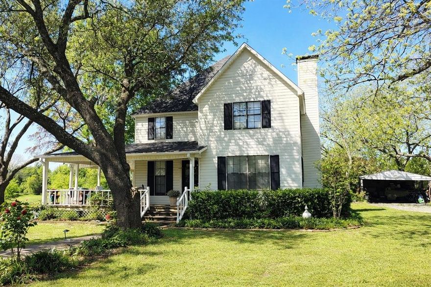 Charming Farmhouse on 2.37 Acres in the Heart of Tioga.

Discover the potential of this rare in-town acreage opportunity at 608 N Lamar. Situated on 2.37 acres within city limits, this 4-bedroom, 3.5-bath farmhouse offers over 2,500 square feet of living space ready for your personal touch.

Originally built in 1900 and thoughtfully updated in 1993, the home blends historic character with a flexible layout ideal for modern living. With two primary suites—one on the main level and one upstairs—this property offers versatility for multi-generational living, guests, or added privacy. Additional bedrooms provide ample space for a home office, hobbies, or growing households.

Whether you're an investor seeking a value-add opportunity, a buyer looking to renovate and customize, or someone dreaming of a spacious homestead, this property delivers endless possibilities. The expansive acreage offers room to expand, garden, or simply enjoy peaceful country living—all while being conveniently located within city limits.  

Ideally positioned near Highway 377 and Highway 121, and just minutes from the Dallas North Tollway extension, this location combines small-town charm with accessibility to major routes.

 Bring your vision and unlock the full potential of this unique property. Schedule your private showing today!