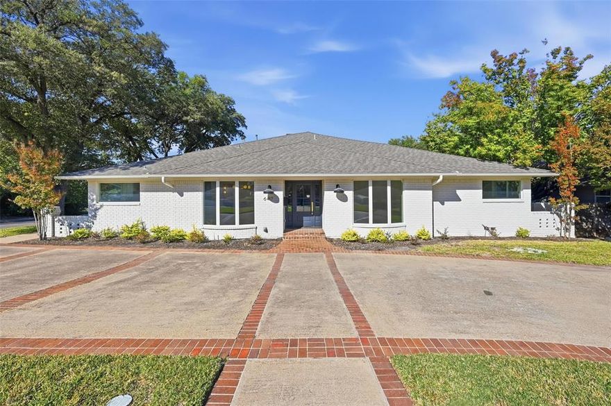 Welcome to this stunning 4-bedroom, 3-bath residence situated on an expansive corner lot in the highly sought-after Lakewood Elementary district. The grand living area impresses with vaulted ceilings, a custom fireplace, and a seamless flow into the versatile game room—perfect for entertaining or relaxing. The gourmet kitchen features a spacious island, quartz countertops, premium appliances, a large walk-in pantry, and abundant natural light. The luxurious primary suite offers a spa-inspired bath with a soaking tub, separate shower, and generous walk-in closet, while secondary bedrooms also include sizable walk-in closets for ample storage throughout. Step outside to a private backyard with a sliding electric gate—ideal for outdoor living and gatherings. Recent updates include newer windows and a tankless water heater, ensuring this home is move-in ready and built for modern comfort. Conveniently located near White Rock Lake, premier shopping, dining, and major highways, this home combines style, comfort, and an unbeatable location. Don’t miss this fabulous opportunity! 
**To help visualize this home’s floor plan and to highlight its potential, virtual furnishings may have been added to photos found in this listing.**