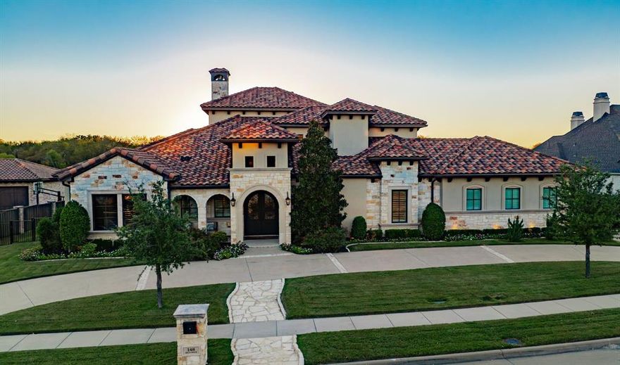 This exceptional residence offers a harmonious blend of luxury and comfort, nestled in a prestigious neighborhood. Spanning over 6,000 square feet, the home boasts six generously sized bedrooms and six well-appointed bathrooms, ensuring ample space for both relaxation and privacy. The open-concept design seamlessly connects the living areas, creating an inviting atmosphere perfect for both intimate gatherings and grand entertaining.

The gourmet kitchen is a chef's dream, featuring top-of-the-line appliances, custom cabinetry, and an expansive island that serves as the heart of the home. Adjacent to the kitchen, the spacious living room is highlighted by a striking fireplace, adding warmth and character to the space. Large windows throughout the home flood the interiors with natural light, enhancing the sense of openness and tranquility.

The primary suite is a true retreat, complete with a spa-like bathroom featuring dual vanities, a soaking tub, and a separate shower. Each additional bedroom is thoughtfully designed with its own en-suite bathroom, offering comfort and convenience for all family members.

Outdoor living is equally impressive, with a beautifully landscaped backyard providing a serene setting for relaxation. The expansive patio area is ideal for alfresco dining and entertaining, while the well-maintained lawn offers plenty of space for recreational activities.

Located in a sought-after community, this home combines elegance, functionality, and a prime location, making it an ideal choice for discerning buyers seeking a luxurious lifestyle.