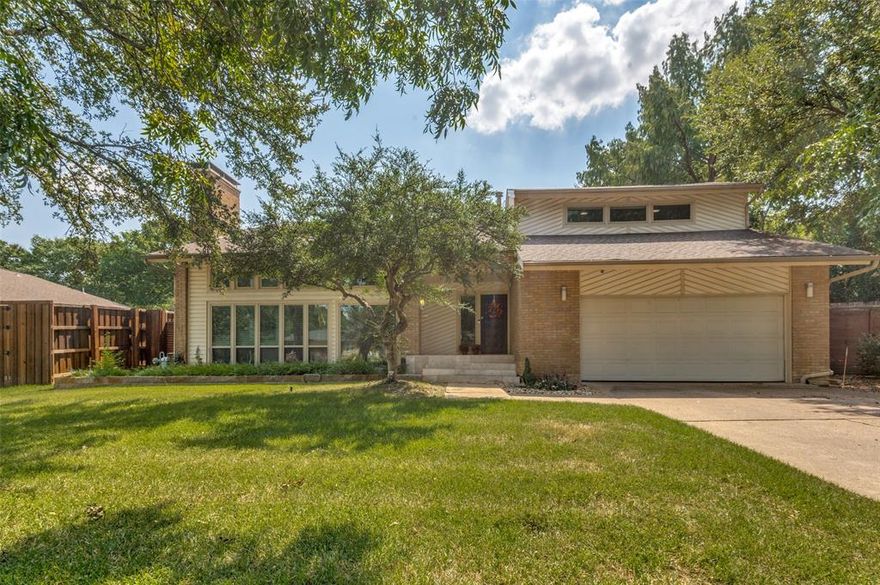 A stunning contemporary showplace in a prestigious Las Colinas neighborhood. Since all homes in this neighborhood were designed by architects, this is a true custom area.  There is a 24-hour security patrol for safety.  The home itself features gleaming bamboo wood floors.  A  chef will love the spectacular kitchen with a giant beautiful island perfect for gathering all your friends and family.  Also featured are granite countertops, a gas cooktop, and a built-in microwave, great pantry storage, and refrigerator.  Throughout the  home you will discover beautiful stainless steel hardware. Owners replaced all the single-pane windows with double-paned windows for energy conservation. The large hot water heater is just 3 months old .The 4th bedroom could be a game room. Also, there is extra insulation in the attic, a wet bar an open patio, and a roomy 2-car garage.  The very impressive Primary bedroom has a soaking tub, separate shower and a very large closet. For convenience and enjoyment of natural beauty this is your logical choice. come see it today! Numerous walking and running trails around duck ponds and fountains throughout this highly sought-after neighborhood create a feel of suburban living, yet it is just 10 minutes away from the bustling DFW airport and Music Factory, and a few minutes away from private schools like Cistercian Preparatory School, The Highlands School, The University of Dallas and downtown Dallas.  NEW REDUCED PRICE.  HIGHLY MOTIVATED SELLERS! ! Make an offer and own this lovely home! Some furnishings are optional should buyers desire to purchase furnished at no additional cost.