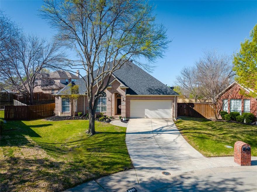 This Falcon Creek property offers 1,844 sqft, 3 bedrooms, 2 baths, and a rare oversized lot with a spacious backyard, making it stand out among the limited inventory in McKinney at this price point.

Welcome to 8825 Arbor Creek Lane, a well maintained single story home positioned on a desirable corner lot with over 0.25 acres, a rare opportunity in today’s McKinney market where very few homes at this price offer this much land. The open layout features vaulted ceilings, abundant natural light, and a spacious living area with a gas fireplace that flows into an eat in kitchen with ample cabinetry and a gas cooktop. The primary suite includes dual sinks, a garden tub, separate shower, and walk in closet, while secondary bedrooms offer flexibility for guests or a home office. The standout feature is the expansive backyard, complete with a covered patio and in ground pool, providing the ideal space for entertaining, relaxing, or enjoying outdoor living with added privacy from the corner lot positioning. Additional highlights include a 2 car attached garage and functional layout throughout. Located in the Falcon Creek community, residents enjoy access to two community pools including a brand new beach club currently being rebuilt, along with parks, greenbelt, jogging and bike trails, playground, and tennis courts. Conveniently located near shopping, dining, and major routes and zoned to McKinney ISD including Eddins Elementary, which may zone to Bennett next year, Dowell Middle, and McKinney Boyd High, this 3-bed home in McKinney TX delivers space, location, and lifestyle that is hard to find at this price point.