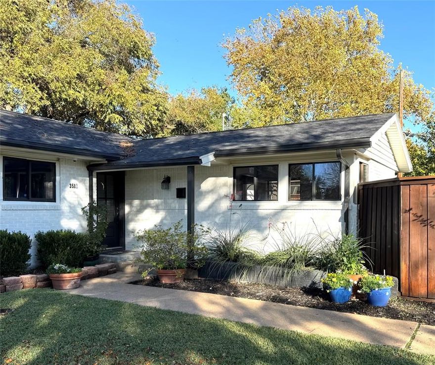 The best of old and new come together in this fresh renovation featuring solid oak tongue-and-groove hardwood floors throughout, new lighting, museum-smooth walls and ceilings, renovated bathrooms, all new exterior doors, and a redesigned kitchen with top-tier granite counters, subway-tile backsplash, and stainless-steel appliances.

The floor plan is ideal for a large family or multi-generational living, offering five bedrooms—including a split primary suite separate from the original primary—three full baths, and two sizeable living areas. The separate home office includes a gas fireplace and windows on three sides that fill the room with natural light and offer views of both the front and back yards—perfect for the work-from-home parent who wants to keep an eye on the kids.

Located in Dallas’ private-school corridor on a quiet, tree-lined cul-de-sac in Preston Hollow West, this home places you just a few blocks from the Northaven Trail and within a half-mile of the Episcopal School of Dallas, St. Monica, and nearby Central Market.

For commuters, the convenience is exceptional: 20 minutes to DFW Airport or Downtown Dallas; 10 minutes to Love Field or the Dallas Medical District; and only five minutes to the Dallas North Tollway, I-635 LBJ, or I-35E.