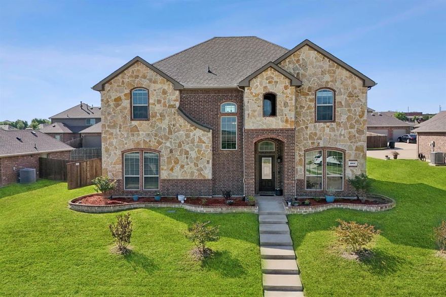 Welcome to your dream home in the highly desirable Lakeview Summit community, nestled in the heart of Rockwall and zoned to the acclaimed Rockwall ISD. This exceptional 5-bedroom, 4-bathroom residence, built in 2017, offers 3,354 square feet of beautifully maintained and thoughtfully designed living space that perfectly balances style, function, and comfort. Step inside to find an open-concept layout that caters to both everyday living and entertaining. The home features spacious living areas filled with natural light, along with a modern kitchen that opens seamlessly to the main living space—ideal for gatherings or hosting friends. Upstairs media room could also serve as a sixth bedroom. Whether you're working from home, accommodating a growing household, or welcoming guests, the generous bedroom count and flexible layout provide room for every need. What truly sets this home apart is the private backyard oasis. The current owners have loved spending time outdoors, and it’s easy to see why. The backyard is a peaceful retreat complete with a sparkling swimming pool, rejuvenating hot tub-spa, a charming pergola for shaded relaxation, and a built-in outdoor fireplace that creates a cozy ambiance for year-round enjoyment. Whether you're enjoying a quiet evening under the stars or entertaining a crowd, this outdoor space is a true extension of the home. The home’s orientation offers a tranquil setting, while its prime location ensures you’re just minutes away from the best of Rockwall. Enjoy close proximity to three major grocery stores, a variety of popular restaurants, and the vibrant shops and entertainment options in historic downtown Rockwall. For commuters, easy access to major highways provides a seamless connection to surrounding areas. From its high-quality construction and well-appointed features to its unbeatable location and resort-style backyard, this Lakeview Summit gem is more than just a house—it's a place to live, relax, and thrive.