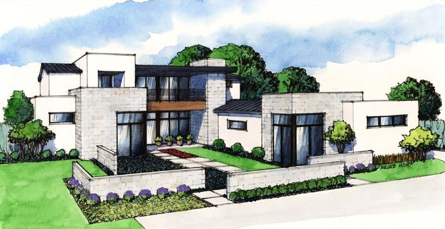 Calais Custom Homes masterpiece of luxury situated on over an acre treed lot located right across from The Marq and Bicentennial Park in the heart of Southlake! Construction slated for completion June 2026. NOW is the time for you to customize ALL of your finish-out selections. Exceptional modern design with 5 bedrooms, 7 bathrooms and 5 garage spaces. The home boasts 8,450 sq. ft of interior space, an additional 711 sq. ft. of outdoor living space overlooking the backyard oasis, a few private patios and balconies and total Area Under Roof of 11,555 Sq. Ft. This luxury custom modern home is being built for entertaining and spacious family living. The backyard will feature a fully enclosable outdoor living room, a large dining pavilion with grill station and a custom Watercrest designed pool-spa and lots of decked lounge & entertaining area. Many special features: Wine room, exercise room and private master courtyard.