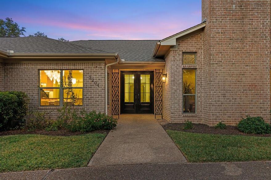 Some addresses carry more weight than others. 3201 Edwards Drive in Cameron Park is that address, and this home sits at the edge of one where the backyard opens directly to 416 acres of protected greenspace that nobody will ever build on. Step outside and within seconds you're on a National Recreation Trail system with over 20 miles of trails winding through hardwoods, climbing 100-foot bluffs above the Brazos and Bosque Rivers, and connecting to the Waco Riverwalk and historic Suspension Bridge. You will never have a neighbor behind you. The home was reimagined from the inside out by an owner who understood what this address deserved. The floor plan is genuinely expansive and flows the way a well-designed home should, room to room without friction. Two distinct living spaces give the home range, including a larger family room that pulls toward the backyard and the treeline beyond it. Each has its own fireplace. The kitchen is the centerpiece of the redesign. The wall came down, the space opened up, and what replaced it is legitimate. White oak custom cabinetry, GE Monogram appliances, an oversized built-in refrigerator and freezer, a wet bar with its own sink, walk-in pantry, breakfast area, and custom lighting throughout. Built to be used, not admired. Wood floors carry through most of the home with intentional tile work elsewhere. The primary bathroom is where expenses stopped being a conversation. Heated floors, floating dark walnut dual vanity, LED backlit mirrors, a fully custom marble shower with floor to ceiling tile, and a walk-in closet. Three additional guest rooms complete the layout. Properties like this rarely enter the market quietly, and they never sit long. Please reach out for the full listing description and additional photos.