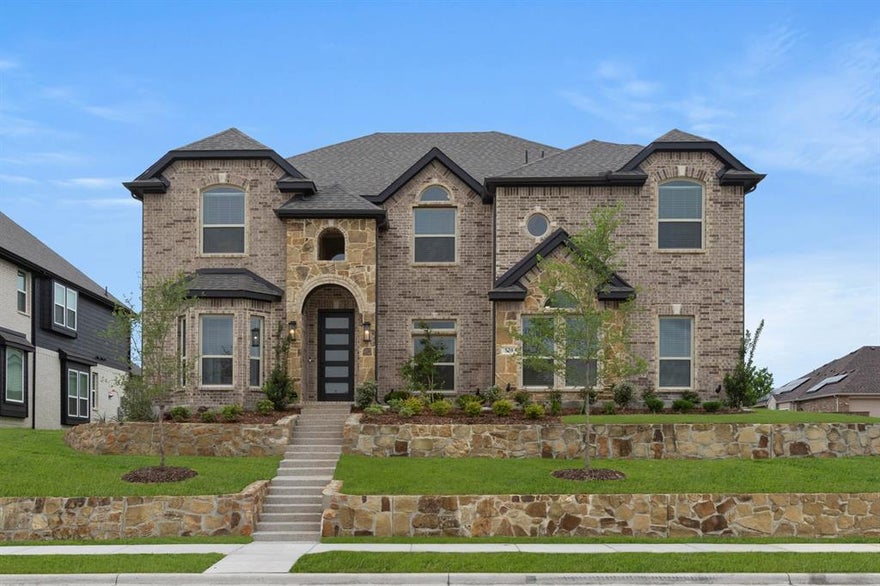 MLS# 21180463 - Built by First Texas Homes - Ready Now! ~ This spacious 5-bedroom, 4-bath home offers an open-concept layout designed for modern living and entertaining. Featuring a 3-car garage, a dedicated media room, and a large game room, there’s space for everyone to relax and enjoy. The covered patio overlooks a generous backyard, perfect for outdoor gatherings or future customization.