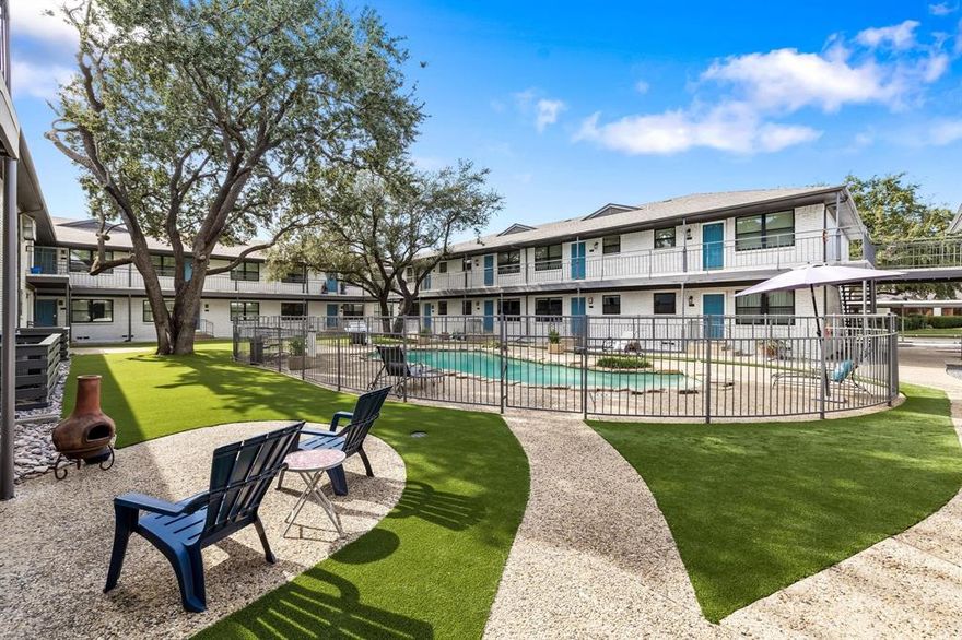 Winter Move-In Special! Enjoy your first month free with a 13-month lease. Welcome Home to Highland Place Condominiums. Fully renovated and fully modern, this one bedroom condo offers a tranquil retreat in a prime Dallas neighborhood. Step into the first floor updated condo featuring fresh paint, engineered hardwood floors, open concept living and dining room, stainless steel appliances -New 2024-, recessed lighting, quartz countertops, generous closet space, energy efficient windows with pull down shades, and in-unit stackable -New 2024- Washer and Dryer. Conveniently located near Dallas hotspots like the Inwood Village, Park Cities, Cedar Springs, Medical District, Turtle Creek, Oak Lawn, DNT, and Dallas Love Field Airport. Experience hassle-free living with all-in-one pricing that includes one assigned carport space, water, and trash. Be among the first to enjoy this beautifully renovated unit!