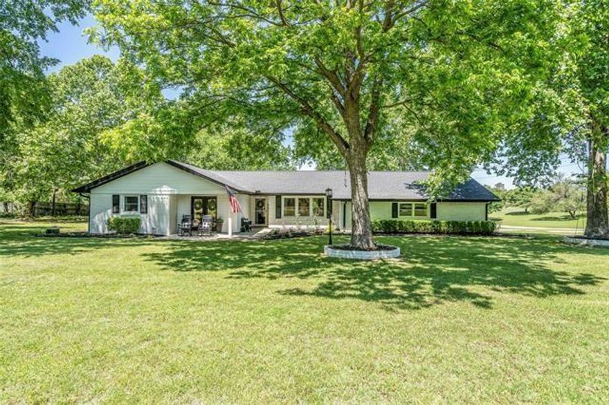 Perfect Country, City and Lake home all in one with full RV covered parking and hookups! Perched on a nearly full acre hill top lot with view and short walk to Lake Weatherford, this property has it all! The large open living room with front and back views gives you option for your design ideas. The bonus room could flex as an office or media room. Storage unit, covered patio, covered RV parking with hookups, additional parking space for your golf carts, bikes, or motorized water toys! Fully functional well and newly installed septic system. Roof 2020. Storm shelter. Choice of Aledo or Weatherford ISD. Minutes to shopping and city centers.