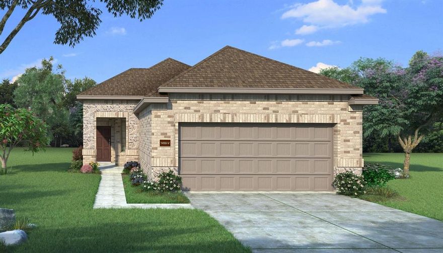 MLS# 20959752 - Built by HistoryMaker Homes - Dec 2025 completion! ~ Stunning New Construction in Devonshire – Projected Build, Completion by December 31, 2025! This 3-bedroom, 2-bathroom home offers 1,405 sqft of modern comfort and style in one of Forney’s most desirable communities. With an open floor plan, spacious living area, and dedicated dining space, it’s perfect for everyday living and entertaining. Smart home technology and energy-efficient features add convenience and long-term value. Don’t miss the chance to visit our state-of-the-art Design Center and personalize your new home just the way you want it! Located in Devonshire, a master-planned community with resort-style amenities like pools, trails, parks, and more. Make your move now—this is your opportunity to build the home of your dreams!