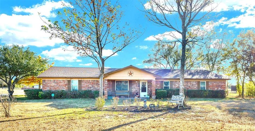 Experience fabulous country living in this single-story ranch style home situated on a generous 1.23-acres site with sparkling pool, oversized garage, additional covered parking, huge backyard area and with no HOA........endless possibilities! This great home features three spacious bedrooms, two full baths, lots of storage areas, large walk-in closets, tile and wood like flooring throughout. The living area seamlessly opens to a charming kitchen with a nice dining area, an island equipped with 5 burner gas cooking, double ovens, and a generously sized walk-in pantry.  Some updates include recent bath remodel, laundry room custom sliding door, windows, HWH, HVAC, pool equipment and more!  This property offers an array of outdoor amenities designed for comfort and entertainment including a covered outdoor deck-living area-perfect for year-round gatherings & a sparkling in-ground pool complete with its own convenient changing room & offering great views of the expansive property.  Ideally located just down the street from the brand new G2 Motorsports Park and the Historic Charm of nearby Downtown Westminster & Anna as well as all the new growth & city conveniences of the new H.E.B. Grocery, famous Buc-ees, Starbucks, Fab restaurants, shopping and more! Ask agent about special financing & how buyers can take advantage of either a temporary 1% reduction in the first year’s interest rate or a lender credit equivalent.