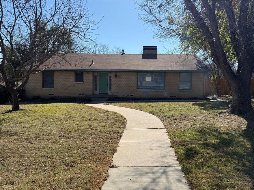 Calling all investors! The hard work on this one is already done! New plumbing, new electrical, new HVAC, Foundation Repaired, this just needs you to finish it out! Tucked away in a beautiful, desirable, and quiet Grand Prairie neighborhood, this home is bursting with potential and waiting for its glow-up. Only minutes from I-30, you’ll love the convenience of nearby shopping, dining, and easy commuting. Step inside and you’ll find original wood floors full of character, and outside you’ll see you are on a big lot with a spectacular backyard - and the big stuff is already done! With solid bones and a fantastic layout, this property is the perfect canvas to add some finishing touches. Get here fast before it’s gone!