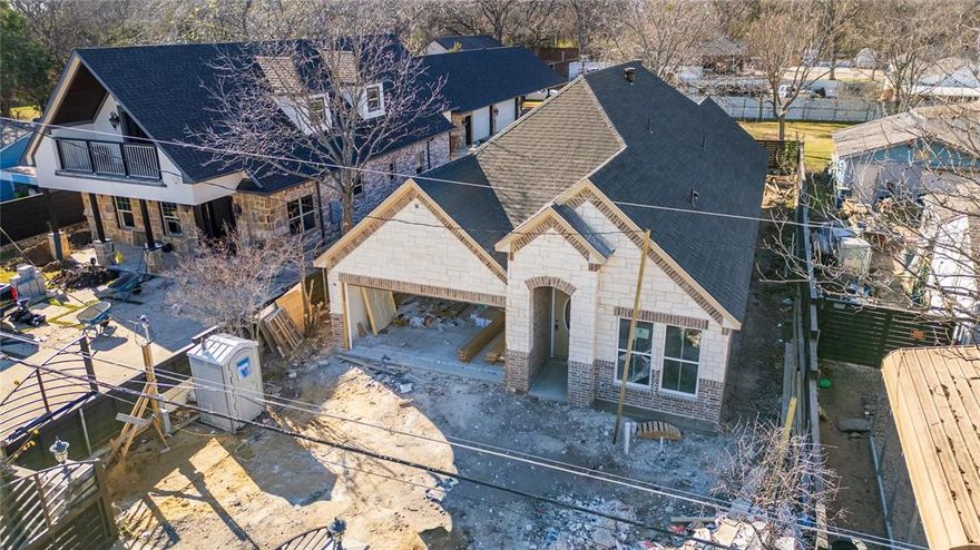 Welcome to your brand-new dream home in the heart of Balch Springs! This stunning new construction property offers the perfect blend of modern design and thoughtful craftsmanship that discerning buyers crave.

Step inside and prepare to be captivated by the massive open living area, where soaring vaulted ceilings create an atmosphere of grandeur. Natural light floods the space.

The heart of this home beats in the beautifully appointed kitchen, featuring a generous island, a pot filler, a pantry and ample custom cabinetry.

Four spacious bedrooms provide ample room, with the primary suite serving as a true retreat. The en-suite bathroom offers a private sanctuary where you can unwind after long days.

Outside, the covered patio overlooks the private backyard. The property is fully fenced, with an electric gate entrance adding both security and sophistication. The two-car garage provides protected parking and extra storage.

Quality construction shines throughout nearly 2,000 square feet of thoughtfully designed living space. Every detail reflects superior craftsmanship and attention to detail.

Location enthusiasts will appreciate the proximity to Guy Berry Park, perfect for outdoor recreation and connecting with nature. Public transportation options are accessible via nearby stations for easy commuting throughout the region.

With completion estimated for late February 2026, you have the exciting opportunity to watch your future home come to life. Don't let this exceptional opportunity slip away – schedule your tour today and discover what new construction excellence truly means!