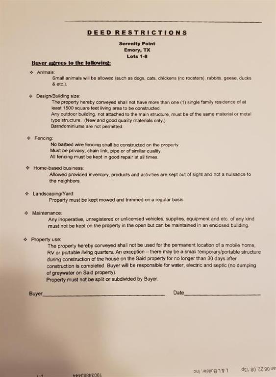 Serenity Point - Land