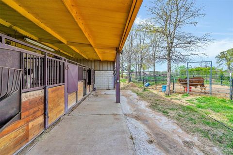 A home in Cleburne