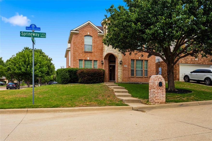 Welcome to 4644 Springway Lane a beautifully updated 4-bedroom, 3-bath home offering over 2,500 square feet of space, comfort, and functionality in South Fort Worth. This move-in ready property features spacious living areas, generously sized bedrooms, and a private courtyard perfect for relaxing, entertaining, or enjoying your morning coffee. Recent updates include fresh paint, updated flooring, new carpet, upgraded doors, new AC unit, new water heater, and more, giving buyers added peace of mind and value. The flexible floor plan works great for large families, multigenerational living, or anyone needing extra space. Conveniently located near major highways, schools, shopping, and dining, this home combines everyday convenience with established neighborhood charm. Homes with this much space and this many updates at this price point are hard to find. Schedule your showing today before it’s gone!