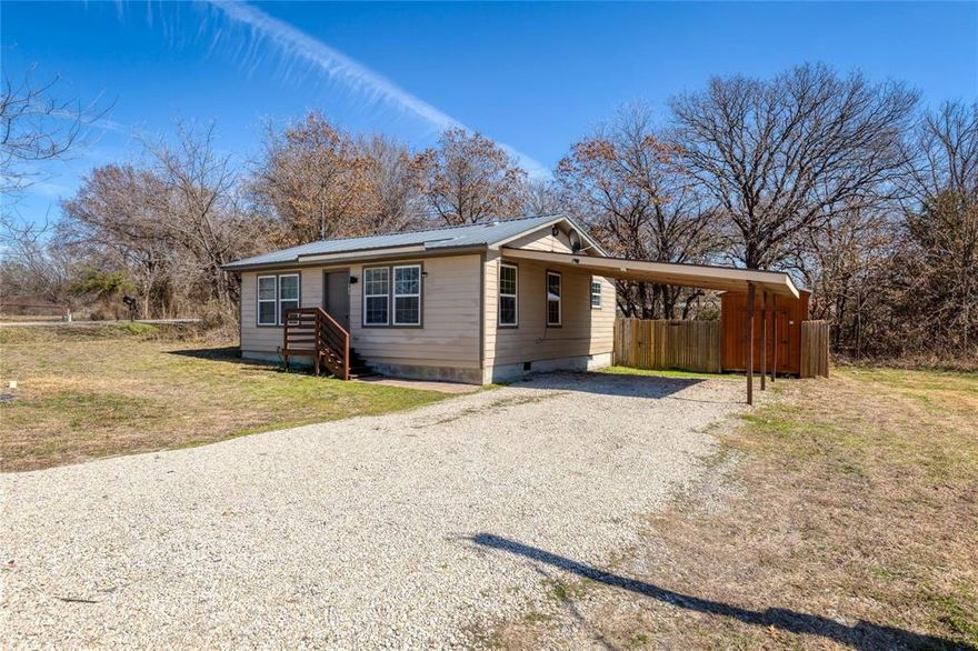 Charming 2-bedroom, 2-bath home nestled in a peaceful neighborhood, offering the perfect blend of comfort and convenience. This well-maintained property sits on a spacious lot, providing plenty of room for outdoor enjoyment. This home was completely renovated in 2020 with a charming open kitchen, breakfast bar and living area. Everything was replaced to include energy efficient windows, freeze resistant pex plumbing, wiring, HVAC, plus all new bathrooms, septic system, and a metal roof. The inviting backyard is ideal for gatherings, while the included storage building offers ample space for tools, equipment, or extra belongings. With its serene surroundings and thoughtful features, this home is a wonderful retreat while still being close to all necessary amenities. Don’t miss the opportunity to make this gem your own!
