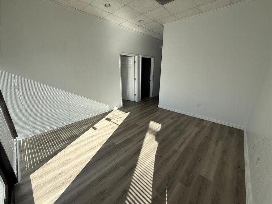 Newly remodeled with new floors & fresh paint That offers a lighter & brighter place to work. 
This commercial plaza offers a versatile multi-use space ideal for office, retail, and medical purposes, strategically located with excellent visibility and access along 377 Highway. Situated just minutes from Fall Creek Highway and the Acton area, Tolar, Bluff Dale & Stephenville. 25 minutes drive from Fort Worth, Weatherford & Cleburn. It attracts a diverse clientele and provides significant exposure for businesses.

The plaza is fully occupied, ensuring a steady flow of foot traffic and a vibrant atmosphere. Tenants benefit from a well-maintained Building.
A monthly fee of $75 covers essential HVAC repairs and replacements, while tenants are responsible for regularly changing air filters, ensuring optimal air quality and system efficiency.

This property is an attractive opportunity for businesses seeking a prime location with the flexibility to cater to various commercial needs.