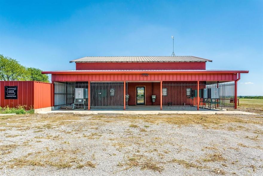 Great commercial offering here!! The Red Barn Armory, retail gun store, shooting range, horse barn with stalls, and and very nice large 5 bedroom home! This place is ready to go to work, the display cases, all the shelves, racks and everything is still in the store and conveyed with the sale! There are two water wells, three septic systems. The shooting range has 17 shooting stands, pistol range, rifles ranges at 50, 75, 100 and 300 yards! This all sits on approximately 28 acres with tremendous visibility on the Dublin loop ( US Hwy 377). The property is accessed by a private road that connects with CR 340. This property allows a new owner the opportunity to expand your operations, plenty of room for sporting clays, an archery range and so much more!! The home is currently rented but on a month to month basis. This is a turn key operation, retail store, shooting ranges and a place to live! Come take a look and see if this is the right opportunity for you!!