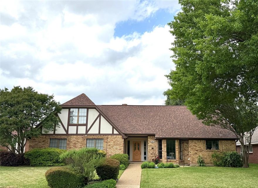 This beautiful home, across the street from a park, in a quiet area, with easy access to the Bush Turnpike and Central Expressway is waiting to be your next dream home. Spacious rooms, soaring ceilings, unbelievable storage, and the open floorplan will make you wonder why you haven't moved here already. Tons of character is visible throughout the home from the thoughtful kitchen to the amazing covered porch and firepit in the yard. Bedrooms and living spaces on both levels provide plenty of privacy. and multiple areas that could be used for offices make this a great work from home house. If you enjoy the great outdoors, Crowley Park is directly across the street with a playground and the end of the block and benches all along the walking trail. Spray foam insulation seals the attic, reduces noise, and is incredible insulation. The storage spaces must be seen to be believed. A lifetime transferable foundation warranty is included from MBRGFR Foundation.