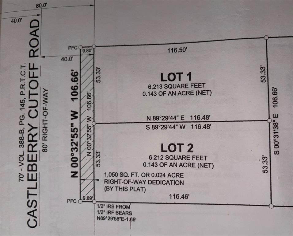 2116 Castleberry Cut-off