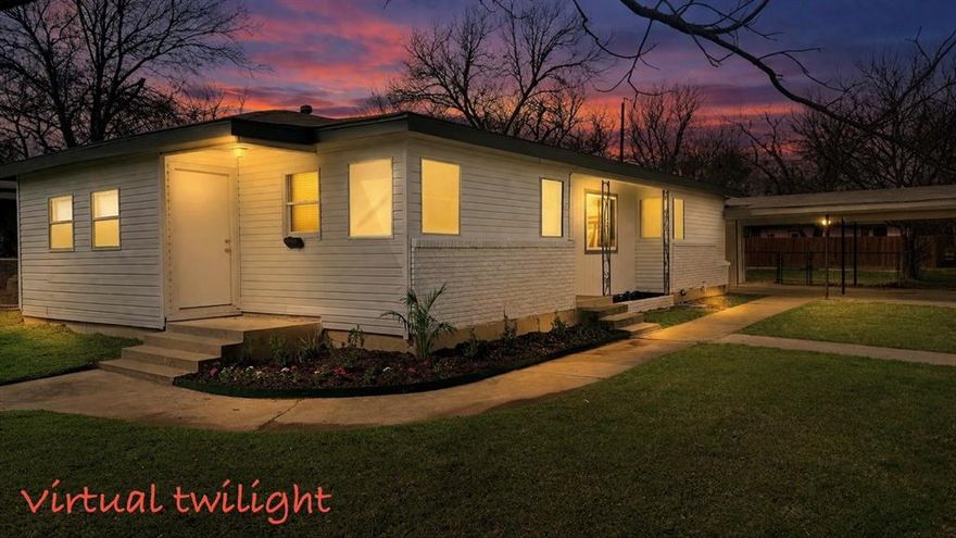 1102 Poindexter Ave, Cleburne, TX 76033 — Fully remodeled and move-in ready, this beautifully updated 3-bedroom, 2-full-bath home offers modern comfort with timeless appeal. Situated on a highly desirable corner lot, the property provides excellent curb appeal, added privacy, and extra parking flexibility.

Inside, you’ll find a bright, open layout with fresh finishes throughout, including updated flooring, contemporary fixtures, and a stylishly renovated kitchen designed for both everyday living and entertaining. The spacious primary suite features a private full bath, while two additional bedrooms offer versatility for family, guests, or a home office.

Exterior highlights include a 1-car garage plus a 2-car carport, giving you ample covered parking and storage options. The corner lot enhances outdoor space potential for gatherings, gardening, or future improvements.

Conveniently located with easy access to local shopping, dining, and schools, this turnkey property delivers comfort, functionality, and value—perfect for homeowners or investors seeking a quality home in a well-established neighborhood.