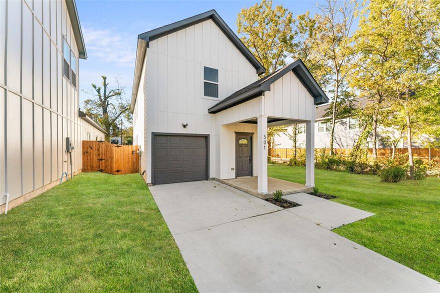 Discover this brand-new 3-bedroom, 2.5-bath, 1,405 sq. ft. single-family home located just minutes from Downtown Dallas—an incredible opportunity offered through the City of Dallas Affordable Housing Program. Qualified buyers who meet the program’s income requirements can enjoy the rare chance to own a new construction home with over $100,000 in instant equity on day one.

Thoughtfully designed for comfort and functionality, this cozy, family-friendly home features an open-concept layout that connects the living, dining, and kitchen areas—perfect for everyday living and hosting. Upstairs, you’ll find three inviting bedrooms including a private primary suite with its own bath.

Location is unbeatable. Enjoy proximity to the Dallas Zoo, a nearby trail system that leads directly to Trinity Groves, and the highly anticipated Halperin Park coming soon. With Downtown just a 5-minute drive away, you’ll have quick access to work, dining, entertainment, and major city attractions.

This home is ideal for first-time homebuyers seeking affordability without sacrificing quality, convenience, or long-term value. (Because of program guidelines, this property is not eligible for investors—owner-occupant buyers only.)

Opportunities like this are extremely limited. Don’t miss your chance to secure a beautiful new home and build equity from the start!