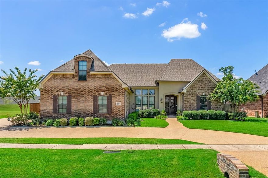 This fabulous Custom Built home in Plantation Trace Estates is ready for a new family! Luxury meets comfort in this immaculate 4 bedroom, 3 bath home with 3005 sqft of well designed living space in South Bossier City! From the moment you enter the spacious foyer you'll notice the open-concept layout, rich wood floors, and upscale finishes throughout. The heart of the home is the gourmet kitchen with granite countertops, under cabinet and up lighting, a large center island, generous sized pantry, and gorgeous custom cabinetry.  There is a raised breakfast bar and separate eat-in space beautifully divided from the living room with its wall of windows and built-in cabinets and lovely fireplace by a stately brick archway. Enjoy hosting family gatherings and holiday celebrations in the elegant formal dining room with it's coffered ceilings and classic architectural details. All bedrooms are downstairs. The remote primary suite with French doors leading to the covered back patio and ingound pool offers a spa-like ensuite bath featuring granite vanities, custom cabinetry, a jetted tub with hand sprayer, a walk-in shower, and a huge custom closet with built-in dressers. Two bedrooms are on one side of the home and offer large closets and bathrooms with private vanities ideal for families or guests. The fourth is on the opposite side of the home and could be an ideal location for a home office. Upstairs, you'll find a large bonus room or entertainment room with a kitchenette that has never been used-perfect for game nights, a movie room, or private guest space. Step outside to your own private oasis featuring a beautiful inground pool, a long covered patio, and sprinkler & mosquito misting systems so you can enjoy the outdoors year round! The 3 car garage provides for plenty of storage and the extended parking pad and circle driveway provide ample parking. This home feels like new and has been meticulously maintained. Don't miss the opportunity to own this South Bossier gem!