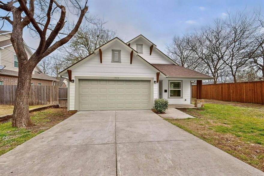 Completely renovated down to the studs, this McKinney ISD home offers the feel of new construction without the new-build price tag. Originally built in 2015, it has been fully reimagined with modern finishes, updated systems & a clean, move-in ready design—making it an ideal opportunity for first-time buyers seeking low maintenance & long-term value. An open-concept layout features vaulted ceilings, abundant natural light & durable LVP flooring throughout the main areas. Kitchen is complete with granite countertops, a center island, pantry & generous cabinet storage—perfect for everyday living + easy entertaining. The private primary suite includes all-new fixtures, a garden tub & large walk-in closet. Two additional bedrooms offer flexible space for guests, a home office, or roommates. Full size laundry room. Outside, enjoy a spacious backyard with ample room to customize over time & a  2-car garage complete with a brand-new door & opener. Other updates include fresh interior & exterior paint, power-washed exterior & HVAC system serviced. Zoned to great schools in McKinney ISD with no HOA & easy access to historic downtown, shopping, dining & major commuting routes, this home offers affordability, functionality & peace of mind in one turnkey package!