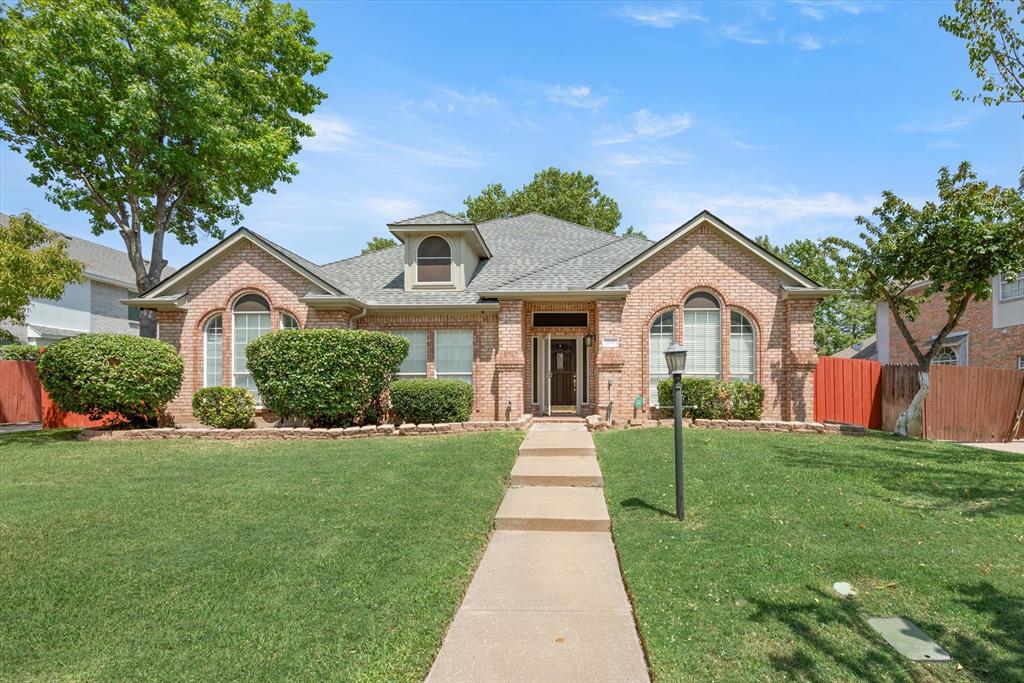WELCOME to this full-featured gem of a home in an AMAZING location! Minutes from Grand Prairie Outlets, casual dining, Lake Prairie Towne Crossing, 360, George Bush, and 20 in the heart of the metroplex. Easy to get anywhere! Wonderful open-concept layout with lots of natural light, kitchen island, plenty of countertop space, and a front formal living or office-flex space. Many home features including bright tile and wood flooring, GE Profile Wifi appliances, wireless sprinkler system, soft close kitchen cabinets, and so much more! TONS of security and technology features that you will not find elsewhere- extra three spaces under car port for entertaining or keeping your cars safe from the elements, climate-controlled shed with power, garage AC split, security system with window and door sensors, Nest fire and smoke alarm system, and Lorex camera system! Beautifully manicured front and backyard with an extended covered patio - ready for entertaining and enjoying the summer. MUST SEE!