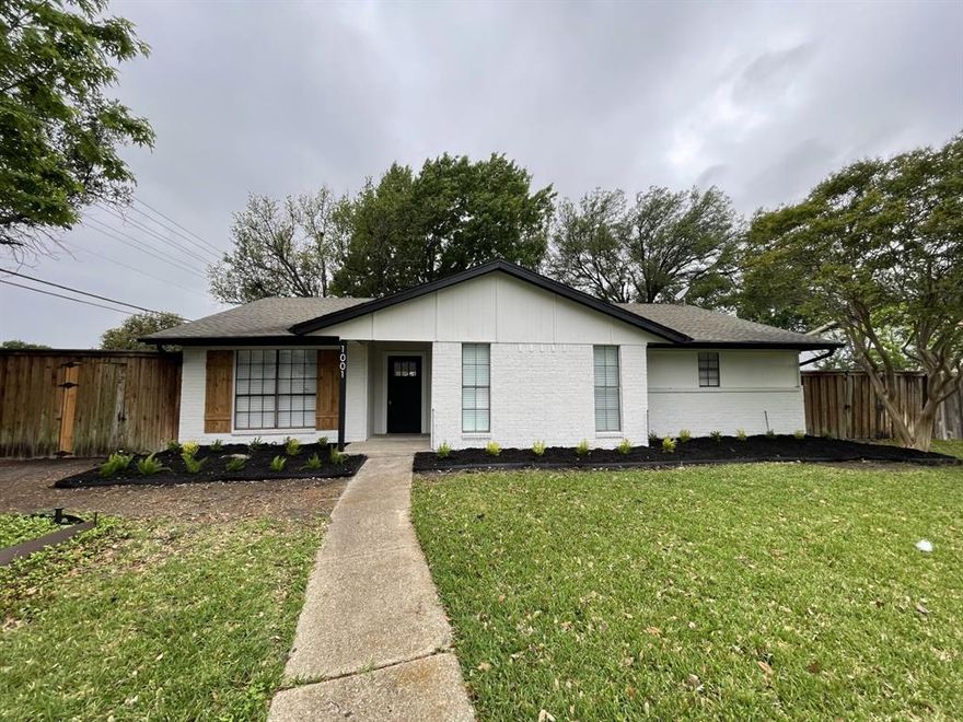 Welcome to this beautifully updated 3 bedrooms and 2 bathrooms home in the heart of Richardson (Great Opportunity in Richardson ISD), offering modern finishes and a stylish open layout designed for both comfort and functionality.

The fully remodeled kitchen is the centerpiece of the home, featuring a large quartz counter top, modern cooktop, designer vent hood, custom white cabinetry, and sleek tile backsplash. The space is perfect for entertaining, meal preparation, or gathering with family and friends.

Throughout the home you'll find luxury-look flooring, recessed lighting, updated fixtures, and a bright open feel. The spacious living areas provide flexibility for both relaxation and entertaining.

The bathrooms have been thoughtfully upgraded with contemporary tile work, glass shower enclosure, gold hardware accents, and modern fixtures, creating a spa-like atmosphere.

Additional features include a custom sliding barn door, updated lighting, and large windows that bring in abundant natural light.

Located in a well-established neighborhood with convenient access to shopping, dining, parks, and major highways, this home offers both style and convenience in a highly desirable area.

Don't miss the opportunity to own this beautifully renovated home in Richardson.