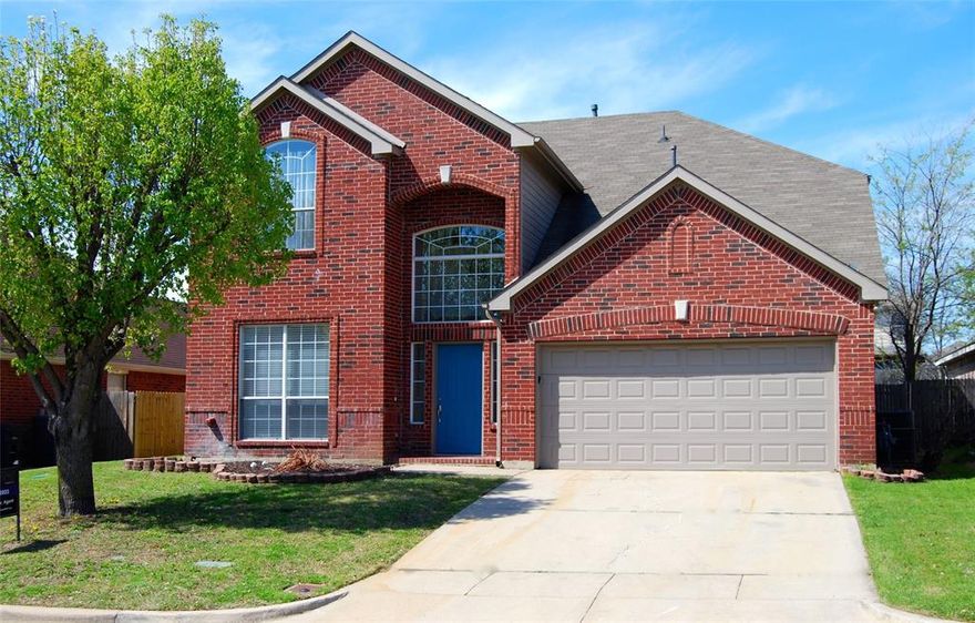 Highly sought after Keller ISD. Professionally remodeled home. Like new. Natural light pours in to showcase fresh paint throughout including ceilings, doors and trim. Tranquil sunset view. Feels good to be home! No popcorn ceilings! New luxury vinyl plank flooring throughout with tiled floor in kitchen, breakfast and half bath. Open concept. New Quartz countertops in kitchen.  Stainless gas range, dishwasher and sink. Large kitchen island for all of your guests to gather around. Huge walk in pantry. New hardwood stairway. Contemporary new lighting and fans. Large bedrooms, all with vaulted ceilings.  Large walk ins. Spacious main bath with double vanities, water closet, soaker tub, separate shower.  Two living, two dining areas with potential for re-imagining office(s), home schooling. New siding and exterior paint in 2018, new water heater, DW 2021.  Some new windows.  Neighborhood park.  Convenient to restaurants, shopping, schools, fwys, Alliance Airport.