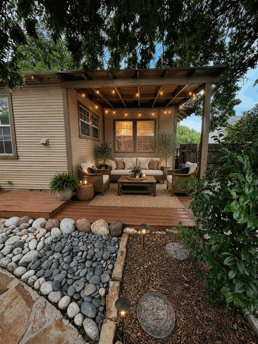 A perfectly positioned Arlington Heights bungalow—thoughtfully refreshed and primed for what buyers want most: character, location, and upside. One block off Byers, minutes to Camp Bowie, the Cultural District, and TCU, this location-driven bungalow sits in one of Fort Worth’s most appreciating neighborhoods—surrounded by world-class museums, boutique shopping, acclaimed dining, and everyday conveniences. Whether it’s a morning walk through tree-lined streets, dinner along Camp Bowie, or an afternoon in the Cultural District, this home delivers the connected, walkable lifestyle buyers seek. Daily essentials are effortless with Central Market nearby, while weekends unfold along the Trinity River or at The Shops at Clearfork. The Fort Worth Japanese Garden—minutes away—offers one of the most serene escapes in Texas.

Thoughtfully refreshed to honor its original character while offering a clean, elevated canvas for personalization, this home blends charm with livability. Improvements include smooth-finish ceilings, designer Sherwin-Williams paint, LED recessed lighting with pendant fixture, refreshed exterior wood elements, new faucet, disposal & curated garden enhancements.

Nearly 300 square feet of combined front and back porch space—an effortless extension of living designed for connection, comfort, and everyday escape. Freshly stained decking using Sherwin-Williams SuperDeck pairs with power-washed flagstone and rock-lined garden beds—offering a strong foundation for morning coffee, evening gatherings, or a more tailored garden retreat.

A TRUE Terrace Bungalow feel in an authentic setting—within a tight-knit Arlington Heights community known for its charm, pride of ownership, and continued investment. Surrounded by ongoing redevelopment, this property presents a compelling opportunity for a TCU student, investor, or lifestyle-driven buyer seeking long-term upside in a prime location.

A location and lifestyle like this—at this price—speaks for itself.