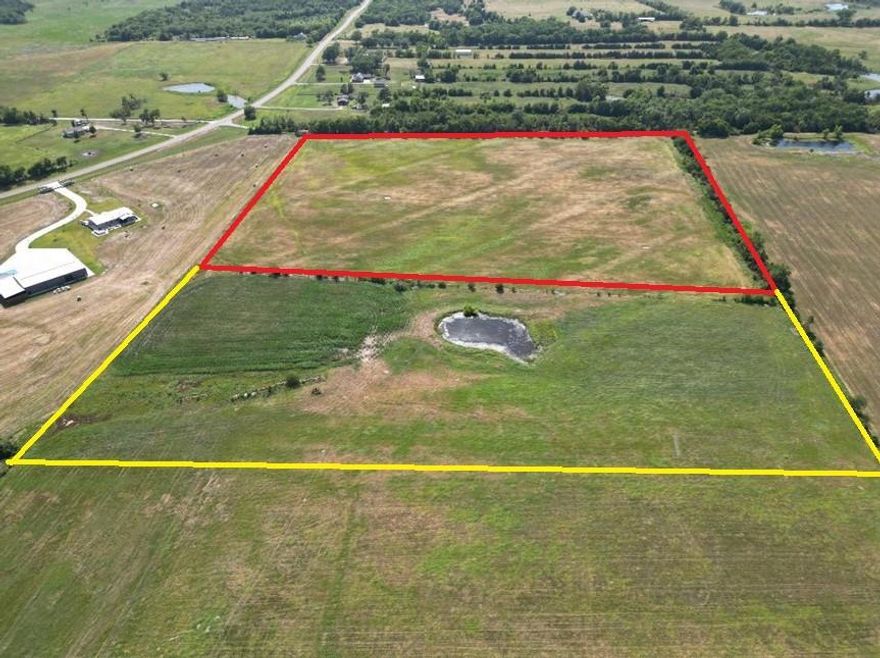 This property can be split into 2 separate sales if desired, however owner would like to keep the front 20 acres together and then the back 15 as a different sale. The most desirable would be to sell it all together.

Property is located a short distance off of FM 898 on CR 1444. Flat land suitable for Agriculture, small ranch, or development. NO RESTICTIONS. Entire 35Ac tract includes a pond. Electric available from Fannin County Electric Coop and Water Available from Ravenna Nunnelee WSC - owner will pay water meter tap fee. Contact Owner for Showing.