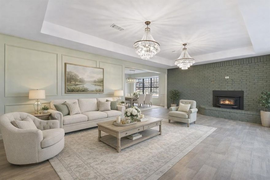 Beautifully updated 3-bedroom plus bonus and 2-bath home in the heart of Leonard with no HOA! This move-in-ready property features fresh interior and exterior paint, brand-new flooring, a fully updated kitchen with new appliances, remodeled bathrooms and 2024 HVAC and roof. Enjoy modern finishes throughout, an attached garage, and a spacious yard with inviting curb appeal. Conveniently located near schools, parks, and downtown Leonard. Flooring, trim and a few other items to be completed ASAP.