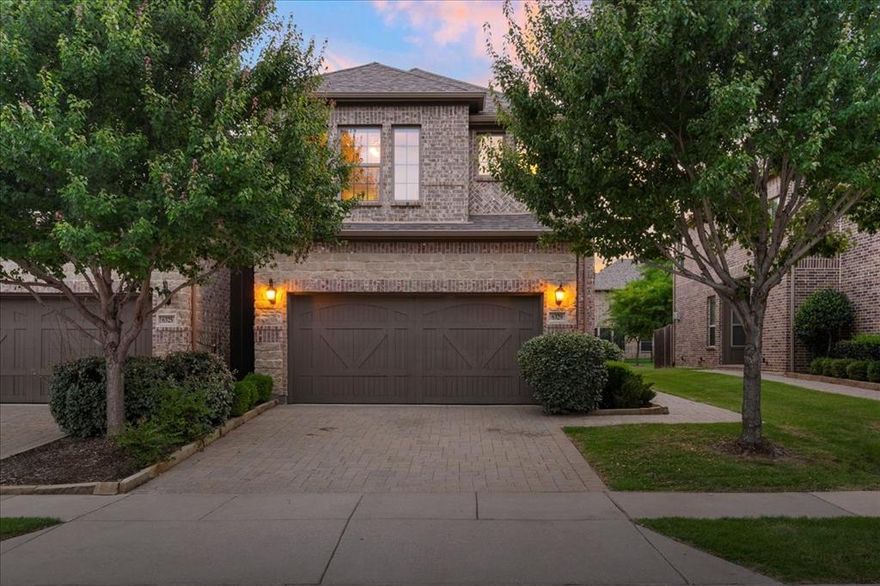Totally interior fresh paint, spotless cleaning, most quiet 3 bedroom townhouse in the community.  Excellent location in West Plano within Technology Corridor, easy access to Tollway, George Bush Turnpike, and 121. Minutes from Stonebriar Mall, Willow Bend Mall, Legacy West Plano Shopping, and many restaurants. Superior Plano School ISD. Open floor plan with plenty of natural light.  The expansive family room features a cozy fireplace, spacious kitchen boasting elegant granite countertops, a breakfast bar, lovely white cabinetry & stainless-steel appliances with a gas cooktop. Upstairs, discover all three generously sized bedrooms & two beautifully appointed bathrooms. The master suite invites relaxation with its soaring ceiling and spa-like bath, complete with double vanities, a walk-in shower & large walk-in closet.  2 car garage attached with garage door openers. All wood on first floor, and carpet on second floor. Backyard facing to a greenbelt.