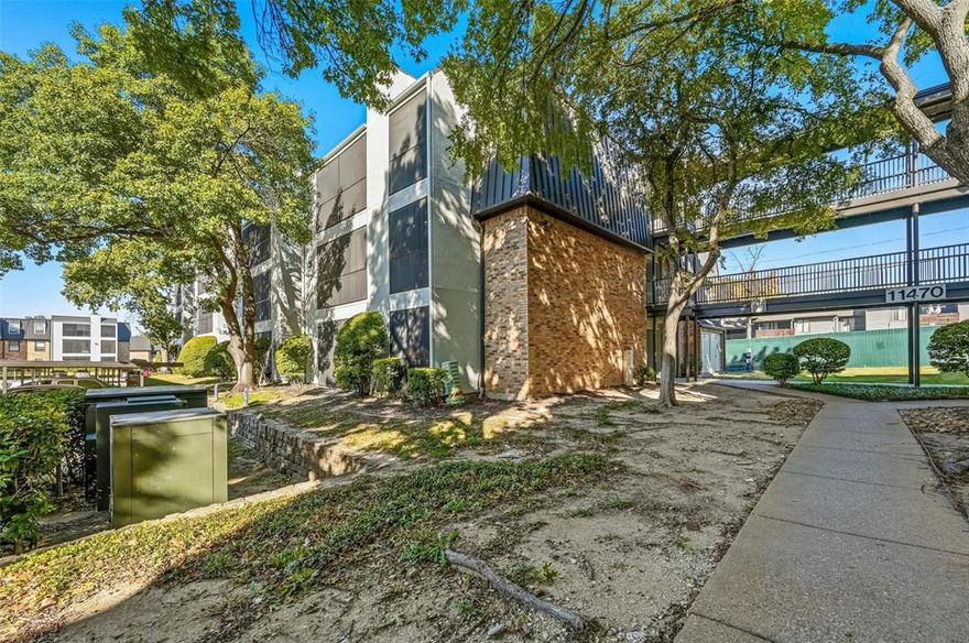Great investment opportunity or perfect for needs in highly sought-after Richardson ISD! This is perfect for investors because the lease is until July 2026 and tenant wants to continue to rent longterm. This one-bedroom unit on the ground floor comes with a fireplace and balcony and includes great community amenities like pools and tennis courts. The unit comes with a covered parking space and a secured entrance to the building. Parking space #99 included. Recent updates include new windows, updated electrical panel, partial plumbing replacement, and recently serviced HVAC.