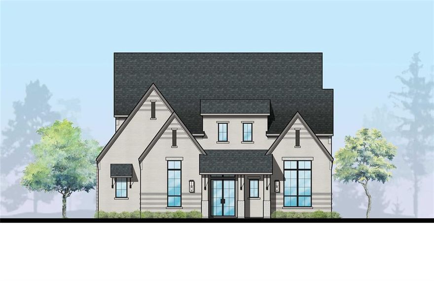 MLS# 20387791 - Built by Huntington Homes - Ready Now! ~ Tudor revival elevation w light brick and metal awning w views of lakes and park from front porch.  Abundant natural light from massive windows and sliders. Gourmet kitchen has Wolfe Subzero appliances, frameless custom cabinets, Quartz tops. Prep kitchen has icemaker, 2nd dishwasher, 2nd Subzero fridge, microwave, oven and prep sink. Dining has hutch w wine coolers, wine racks. Primary suite has tray ceiling, custom closet design, spa bath w wet room. Study is off outdoor living area for privacy. All en-suite bedrooms. Oversized gameroom w wet bar w mini fridge, microwave and sink. 8ft solid core doors up & downstairs & 10ft ceilings upstairs. Upgrades include countertops, wood floors, carpet, lighting, tiles, etc. Corner homesite w plenty of room for pool and outdoor entertaining.  Must see.