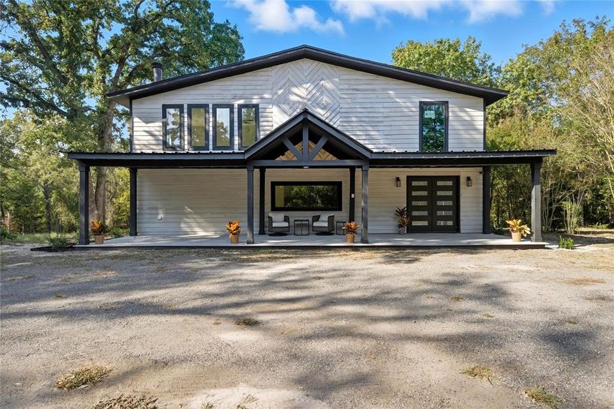 Nestled on 8 private , wooded acres of rolling terrain, this beautifully reimagined estate blends modern luxury with serene country living. The spacious 4 bedroom, 4 bath residence was completely updated in spring of 2025 and showcases exquisite finishes throughout. Designed for both comfort and entertaining, the home features two inviting living areas and and expansive kitchen and dining space that serve as the heart of the home. A charming one bedroom guest cabin offers privacy for visitors while a large workshop or storage building adds versatility. Complete with a private water well and surrounded by nature, this exceptional property offers refined living just minutes from lake Athens.