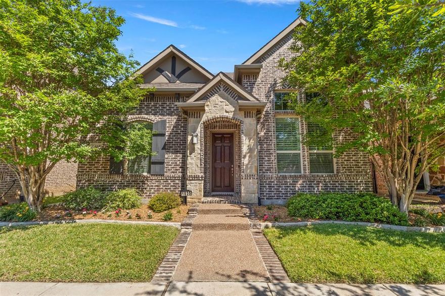Welcome to this beautifully maintained, original-owner home in the highly sought-after Viridian community in Arlington. Thoughtfully designed with both comfort and functionality in mind, this exceptional floor plan offers 4 bedrooms and 3 full bathrooms, with three bedrooms conveniently located on the main level—including a spacious primary suite. The primary retreat features a luxurious ensuite bath complete with a frameless glass shower, soaking tub, and an expansive walk-in closet. Upstairs, you’ll find a versatile secondary living area or flex space, along with an additional bedroom and full bath—perfect for guests, a home office, or private retreat. The home showcases numerous builder upgrades, including upgraded kitchen cabinetry, quartz countertops, and a custom built-in kitchen table that seamlessly matches the space. Enjoy cozy evenings by the stunning stone fireplace or entertain outdoors on the extended covered patio, complemented by a beautifully crafted stone walkway. Major system updates provide peace of mind, including a new HVAC condenser (2025) and new water heater (2024). Located in the award-winning Viridian community, residents enjoy resort-style amenities including multiple pools, tennis and pickleball courts, a scenic lake with sailing center, and miles of walking and biking trails. Zoned to highly rated, in-community Viridian Elementary.