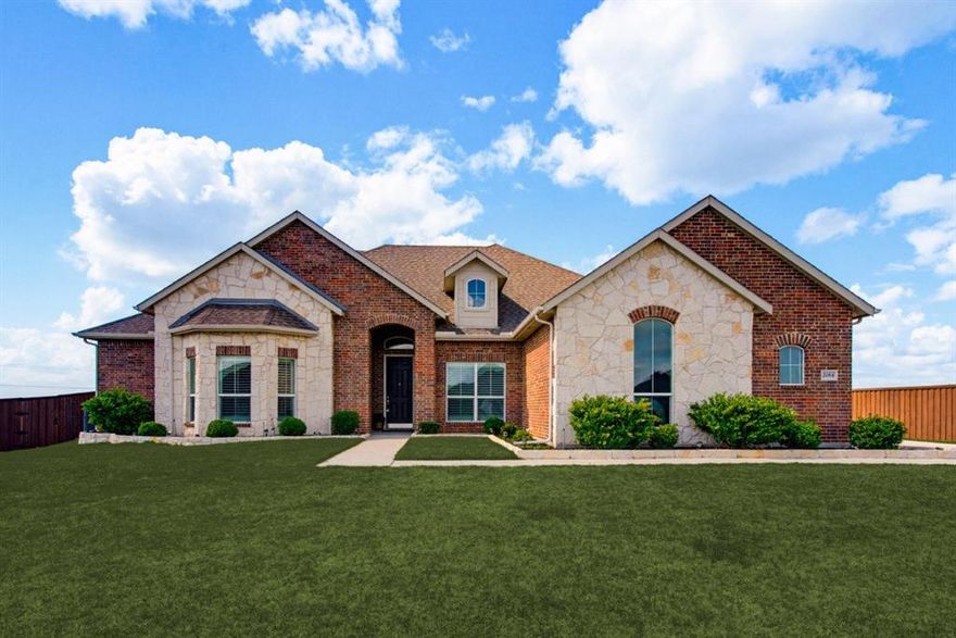 Beautifully situated on an oversized .554-acre cul-de-sac lot, this exceptional Josephine home offers the perfect blend of space, flexibility, and charm. With 3 bedrooms plus a flex 4th bedroom featuring French doors and a closet, along with a formal dining room that could easily serve as a second office, playroom, or additional living space, this floorplan was designed to fit a variety of lifestyles. Inside, you’ll find a spacious living room anchored by a gorgeous stone fireplace, an inviting eat-in kitchen with island and stainless appliances, and a spa-inspired primary suite with separate tub and walk-in shower. The oversized laundry-utility room includes a sink and room for an extra refrigerator, while the 3-car garage provides plenty of storage and functionality. Out back, the large patio overlooks open pasture with a few horses and offers the kind of sunset views that make you want to stay awhile. Landscaped, roomy, and tucked into a quiet cul-de-sac with no HOA, this home is a standout opportunity in one of Josephine’s growing areas.