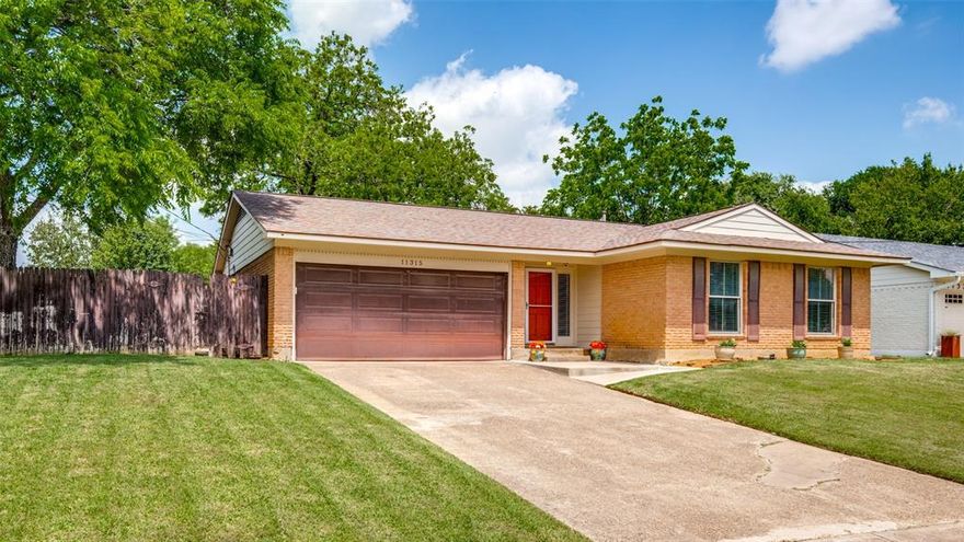 Located in the sought-after Lochwood neighborhood, this well-maintained 3-bedroom, 2-bath home offers meaningful updates, great outdoor space, and a highly convenient location. Inside, the home features parquet wood flooring, a spacious living area, and an easy flow into the dining area and updated kitchen. The kitchen includes granite countertops, custom cabinetry, stainless steel appliances, a breakfast bar, and tile flooring. Double-pane vinyl windows throughout, HVAC replaced in 2021, and water heater replaced in 2021 add important practical value. The owner’s retreat is tucked away at the back of the home and includes a private updated en-suite bath with beautiful tile work in the shower. The functional layout works well for everyday living, relaxing, or entertaining. Outside, the huge, fenced backyard is shaded by mature trees and offers excellent privacy, while the covered pergola patio creates a great setting for grilling, gathering, or enjoying the backyard. Front and back sprinkler systems help maintain the lawn and landscaping with ease. This home is within walking distance to the elementary school and Lochwood Park, plus just minutes from White Rock Lake, the Dallas Arboretum, shopping, dining, and local favorites. Come see today!