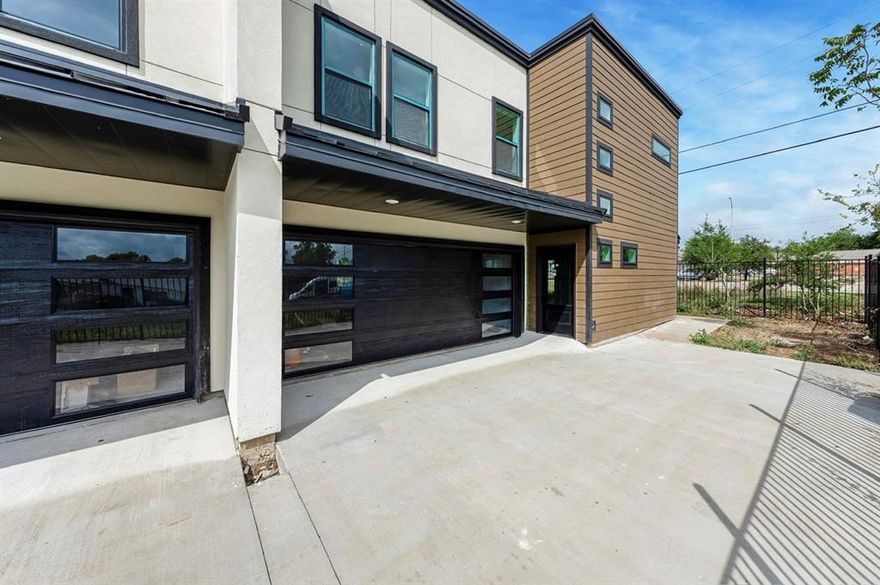 FIRST MONTH FREE!! A brand-new modern home just minutes from Downtown Fort Worth and right across the street from a beautiful park. This spacious two-story property blends contemporary design with everyday functionality, featuring an open-concept living area with high ceilings, oversized windows that fill the home with natural light, and luxury finishes throughout.

The sleek kitchen offers custom cabinetry, quartz countertops, and a large island perfect for entertaining. Upstairs, you’ll find generously sized bedrooms, spa-like bathrooms with modern fixtures, and thoughtful storage throughout. Enjoy the convenience of a private driveway, attached garage, and a fenced yard for added privacy.

With its unbeatable location — close to dining, shopping, and major highways — this home is perfect for anyone seeking stylish urban living with quick access to downtown.