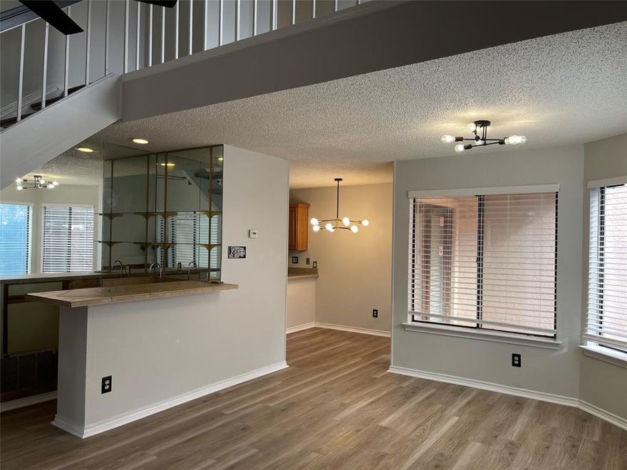 Welcome to Move in Ready Condo in Villas of Valley Ranch in far North Irving close to airports, major highways, shopping, new restaurants, minutes to Toyota Music Factory and in Coppell ISD. Updates include silestone countertops, nice cabinates, floors replace in November 2023, painted in Nov 2023
counter tops, under mount sink, and refrigerator,  has two master suites, one up with additional loft space for second living or office and the other master suite down. You will love the location of this unit and all that it has to offer. 
Agent and owner are related. Please check schools with school district.