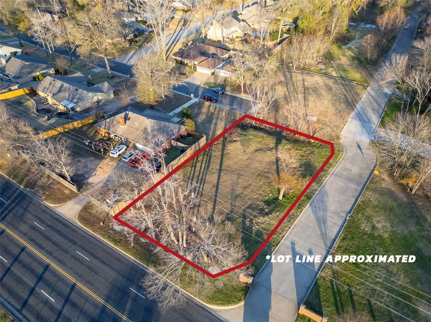 Have you been searching for a lot in Tyler city limits?  This could be the one for you!  Located in a well established neighborhood with Woods, Hubbard, Legacy school districts.  This lot measure 90 x 155 per SCAD mapsite.  Access to lot is from a shared access agreement from the access road to get to stepping stone school.  There are restrictions on this lot and restrictions are in associated docs.  Get ready to build your dreamhouse!
