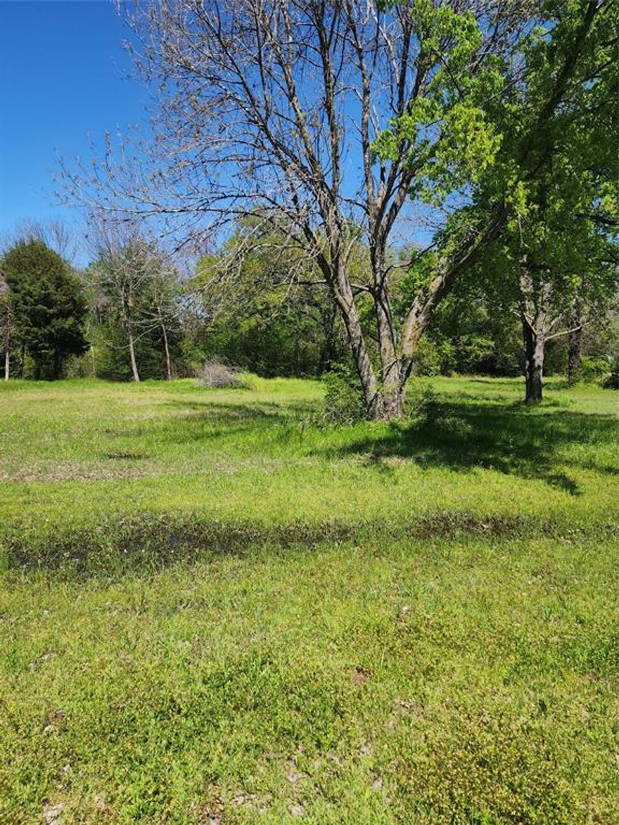 Nice almost acre level lot ready to build your home on. Home must be 1600 sq ft. No Survey so buyer must provide.