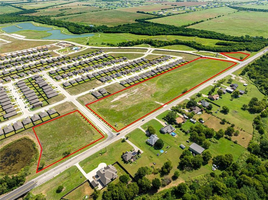 14.2 acres of Prime Commercial property on FM 6 between the growing cities of Josephine and Caddo Mills and located in front of the Riverfield, DR Horton master planned communtiy. The land is part of the Riverfield Municipal Utility District #1 and has access to city water and city sewer. There is 2,095 feet of road frontage on FM6 allowing for many options for anchor and pad sites. This area is rapidly developing with thousands of rooftops on the ground and thousands more in development. FM 6 is an East-West road that connects US 78 and Hwy 66. This area is under developed in areas of retail, restaurants, medical and commercial space.